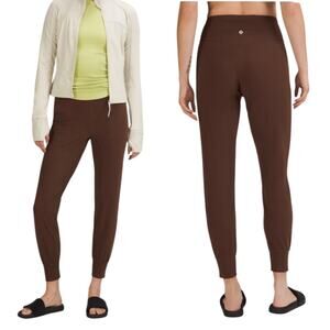 Lululemon Align High Rise Jogger Java Chocolate Brown Leggings Athletic Size 4